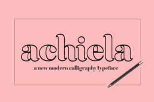 Achiela Family: Elevate Your Design with Bold, Versatile Typography