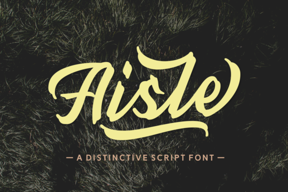 Aisle: Bold Vintage Font with Authentic Charm