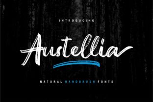 Austellia: Bold Handwritten Font with Personality