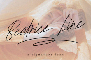 Beatrice Line: A Handwritten Font That Fits Real Design Workflows