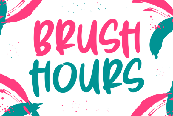 Brush Hours: The Playful, Purposeful Font That Adds Personality to Any Project