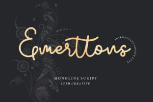 Emerttons: A Handwritten Font with Graceful Charm for Thoughtful Design Choices