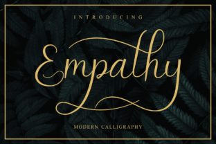 Empathy: The Elegant Script Font That Fits Real Design Workflows