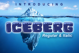Iceberg Font: Where Playful Design Meets Icy Elegance