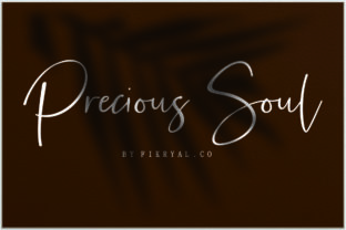 Precious Soul: A Handwritten Font That Brings Warmth and Authenticity to Real-World Design