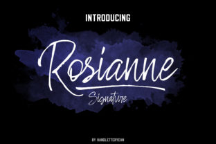 Rosianne: Bold Handwritten Elegance