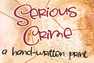 Serious Crime: Bold, Urban, Unmistakable