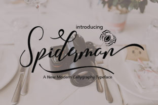 Spiderman: A Calligraphy-Inspired Font with Refined Utility