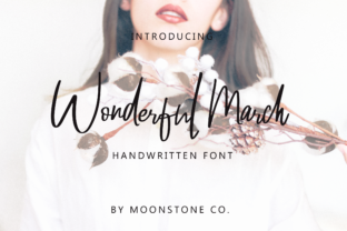Wonderful March: A Handwritten Font for Elegant, Human-Centered Design